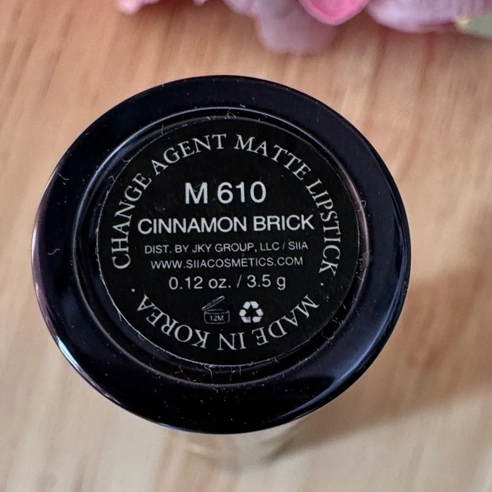 Siia Change Agrnt Matte Lipstick M-610. Cinnamon Brick
